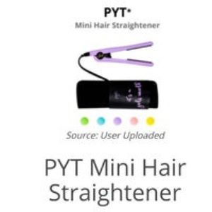 NWT Green PYT Mini Ceramic Styling Iron